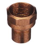 Adaptateur en cuivre 3/4 po