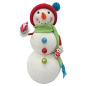 Bonhomme de neige en tissu, 9