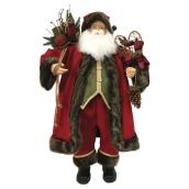 Père-Noël décoratif en tissu, 23,39