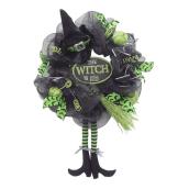 Green Witch Legs Wreath - 24'' x 44''