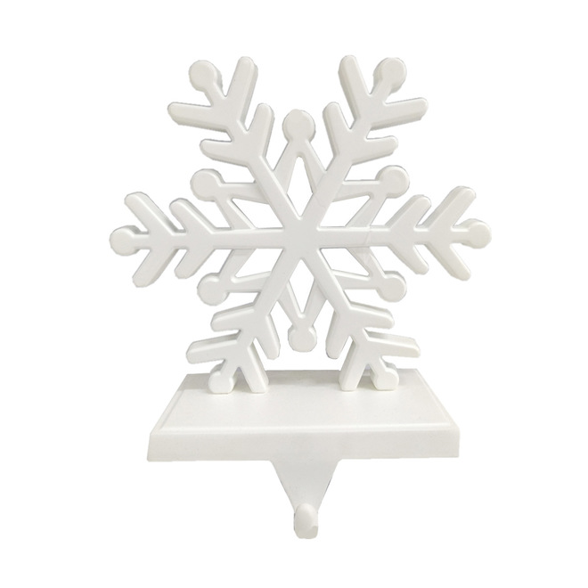 Holiday Living Snowflake Stocking Holder - Snow Angel - 7-in