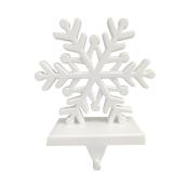 Holiday Living Snowflake Stocking Holder - Snow Angel - 7-in - White