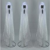 Holiday Living 30-in Lighted White Ghost Free-Standing Decoration with White LED Lights