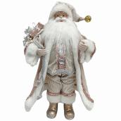 Holiday Living 1-Pack 18-in Pink Santa Fabric Tabletop Decoration