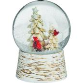 Holiday Living Cardinal Musical Waterglobe Glass 5.5-in