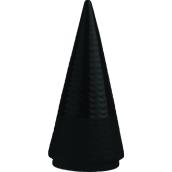 Holiday Living Tabletop Decoration Christmas Tree Ceramic Black 9.5-in