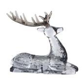 Celebrations by L&CO 6-in Sitting Clear Acrylic Reindeer