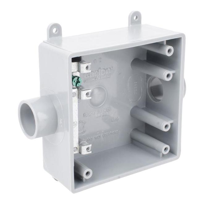 CARLON 2-Gang Type 2FSC Weatherproof Outlet Box