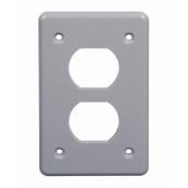 CARLON Single Duplex Receptacle Weatherproof Cover