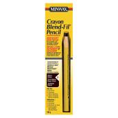 Crayon bouche-pore Blend-Fil Minwax répare le bois couleur noyer foncé, 106 g