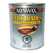Minwax Polyshades Stain and Polyurethane - Semi-Transparent - Royal Walnut - Oil-Based - 946 ml