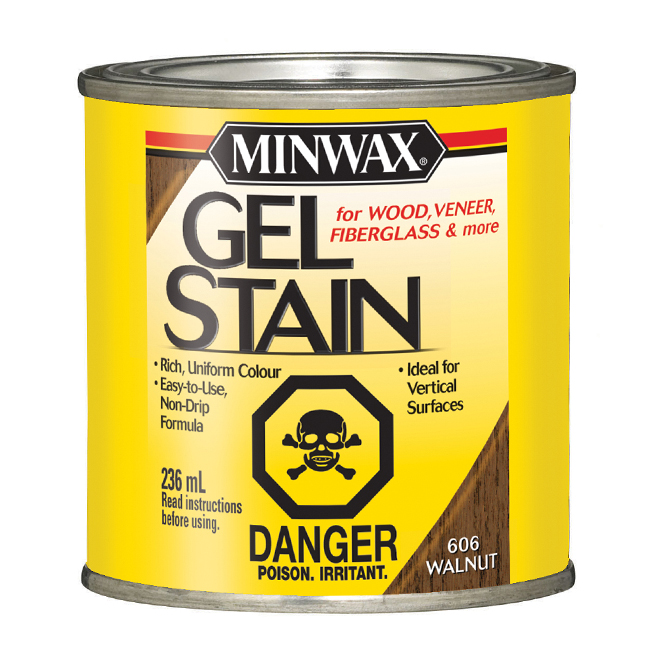 Minwax Oil-Based Gel Stain Walnut 236 ml