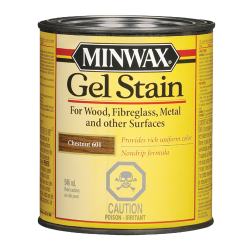 Minwax Gel Stain OilBased Chestnut 946 ml 26013 RONA