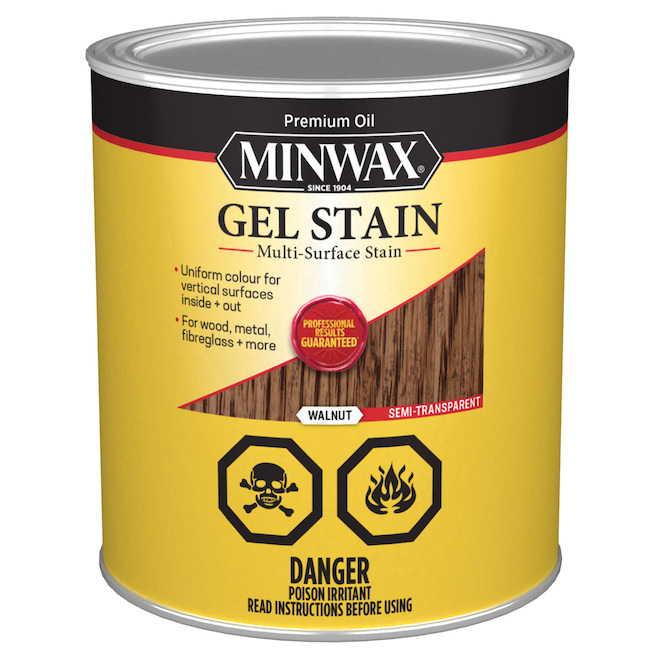 Teinture en gel Minwax à base d'huile noyer 946 ml