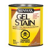 Teinture en gel Minwax à base d'huile cerisier 946 ml (COULEUR A VALIDER AVEC IMAGE)