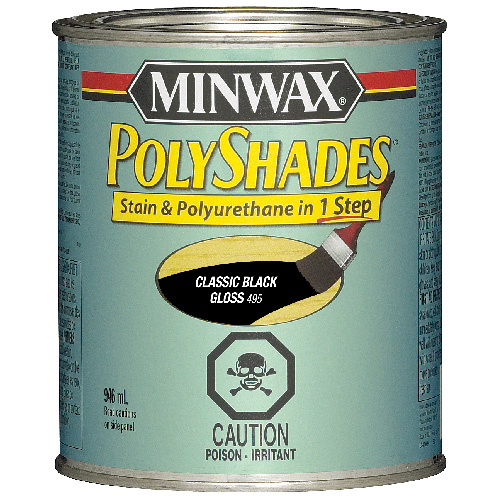 Image of Minwax | Stain And Varnish - Classic Black | Rona