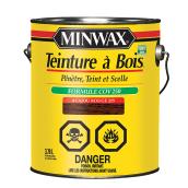 Teinture et scellant tout-en-un pour bois d'intérieur Minwax, à base d'huile, acajou rouge, faible COV, 3,78 L