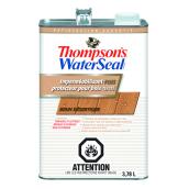 Imperméabilisant Plus et protecteur pour bois teinté Thompson's WaterSeal, brun désertique, faible COV, 3,78 L