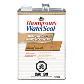 Thompson's WaterSeal Waterproofer Plus Tinted Wood Protector - Dessert Brown - Low VOC - 3.78-L