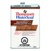 Imperméabilisant Plus et protecteur pour bois teinté Thompson's WaterSeal, brun muscade, transparent, faible COV, 3,78 L