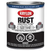 Krylon Rust Protector Brush On Enamel Paint - Oil-Based - Gloss - Basic Blue - 946 ml