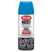 Krylon Rust Protector Aerosol Spray Paint - Oil-based - Gloss - Medium Blue - 340 g