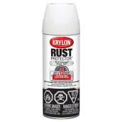 Krylon Rust Protector Aerosol Spray Paint - Oil-Based - Flat White - 340 g