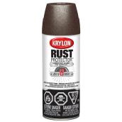 Krylon Rust Protector Aerosol Spray Paint - Oil-based - Hammered Dark Bronze - 340 g