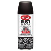 Krylon Rust Protector Enamel Aerosol Spray Paint - Oil-based - Flat Brown - 340 g