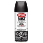 Krylon Rust Protector Enamel Spray Paint - Textured Black - Oil-based - 340-g