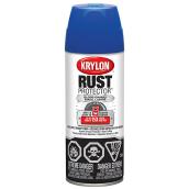 Krylon Rust Protector Enamel Spray Paint - Gloss - Basic Blue - Oil-based - 340 g