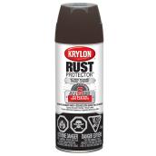 Krylon Rust Preventive Enamel Spray Paint - Gloss Leather Brown - Oil-based - 340 g
