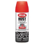 Krylon Rust Protector Aerosol Spray Paint - Enamel Based - Gloss - Orange - 340 g