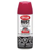 Krylon Rust Protector Aerosol Spray Paint - Enamel Based - Gloss - Classic Red - 340 g