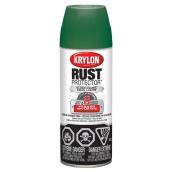 Krylon Rust Protector Aerosol Spray Paint - Enamel Based - Gloss - Green - 340 g