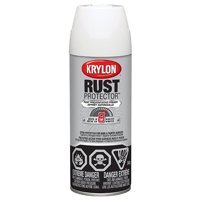 KRYLON Peinture antirouille aérosol Rust Protector Krylon - Noir