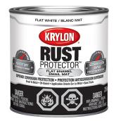Peinture-émail antirouille Rust Protector Krylon, 236 ml, blanc mat