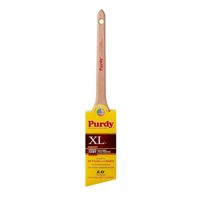 Purdy Dale Paint Brush - Rattail Handle - 7 1/4-in L - Nylon Polyester