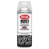 Krylon Rust Protector Enamel Aerosol Spray Paint - Oil-Based - Clear Satin Finish - 340 g