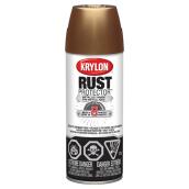 Krylon Rust Protector Enamel Aerosol Spray Paint - Oil-Based - Metallic - Antique Brass - 312 g