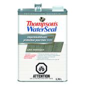 Imperméabilisant Plus et protecteur pour bois teinté Thompson's WaterSeal, gris nordique, faible COV, 3,78 L