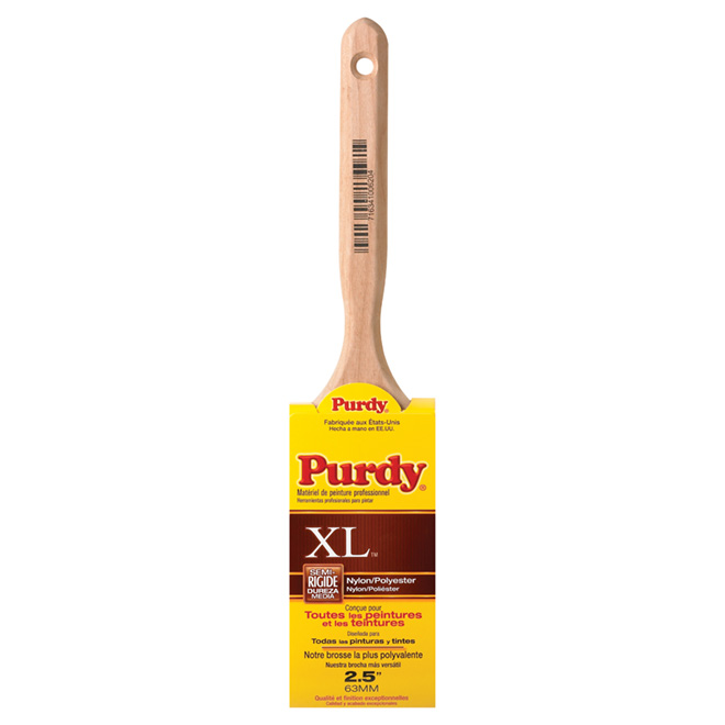 Purdy XL Bow Nylon/Polyester Brush - Flat Sash Paintbrush For Smooth Finishes (Professional Quality)
