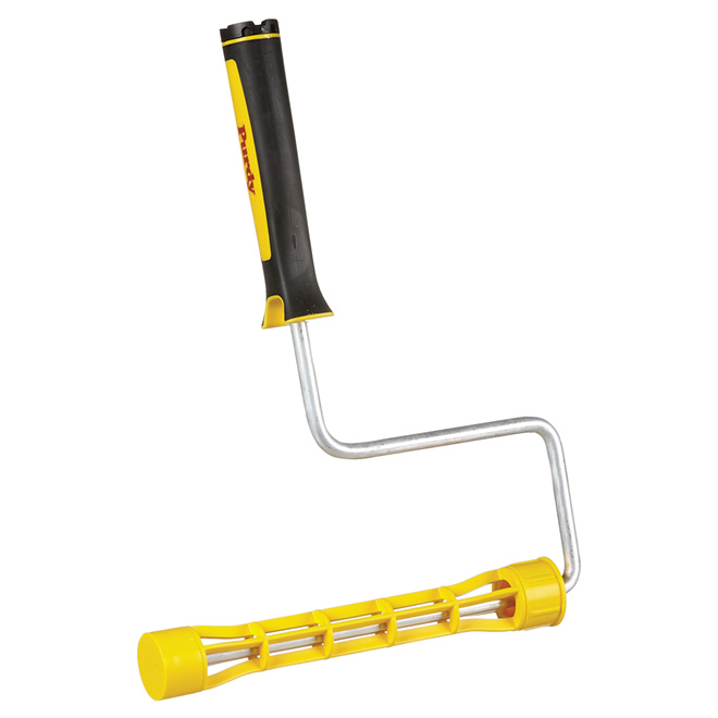 Purdy Revolution Plastic Roller Frame - Ergo Grip - Yellow and Black - 9 1/2-in L