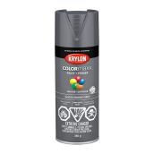 Krylon Colormaxx Acrylic Paint and Primer in One Aerosol Spray - Gloss - Smoke Grey - 340 g