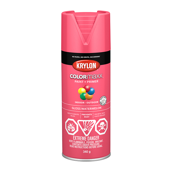 COLORmaxx Paint and Primer - Aerosol - 340 g - Watermelon