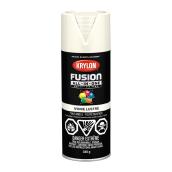 Peinture et apprêt en un à pulvériser Fusion de Krylon, à base d'acrylique, lustré, ivoire, 340 g