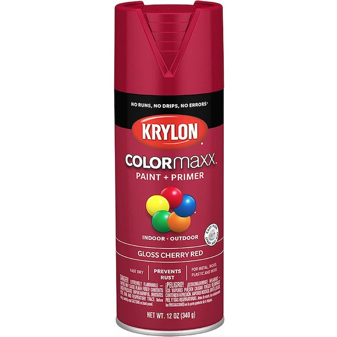 Krylon Paint and Primer - Colormaxx - 340 g - Burgundy