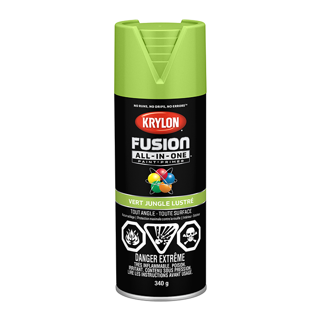 Peinture et apprêt tout-en-un Krylon, 340 g, vert jungle