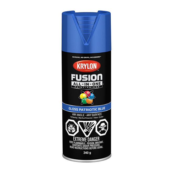 Krylon Paint and Primer - All-in-One - 340 g - Patriotic Blue