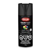 Peinture et apprêt Krylon en aérosol Colormaxx de Krylon, acrylique, noir semi-lustré, 340 g